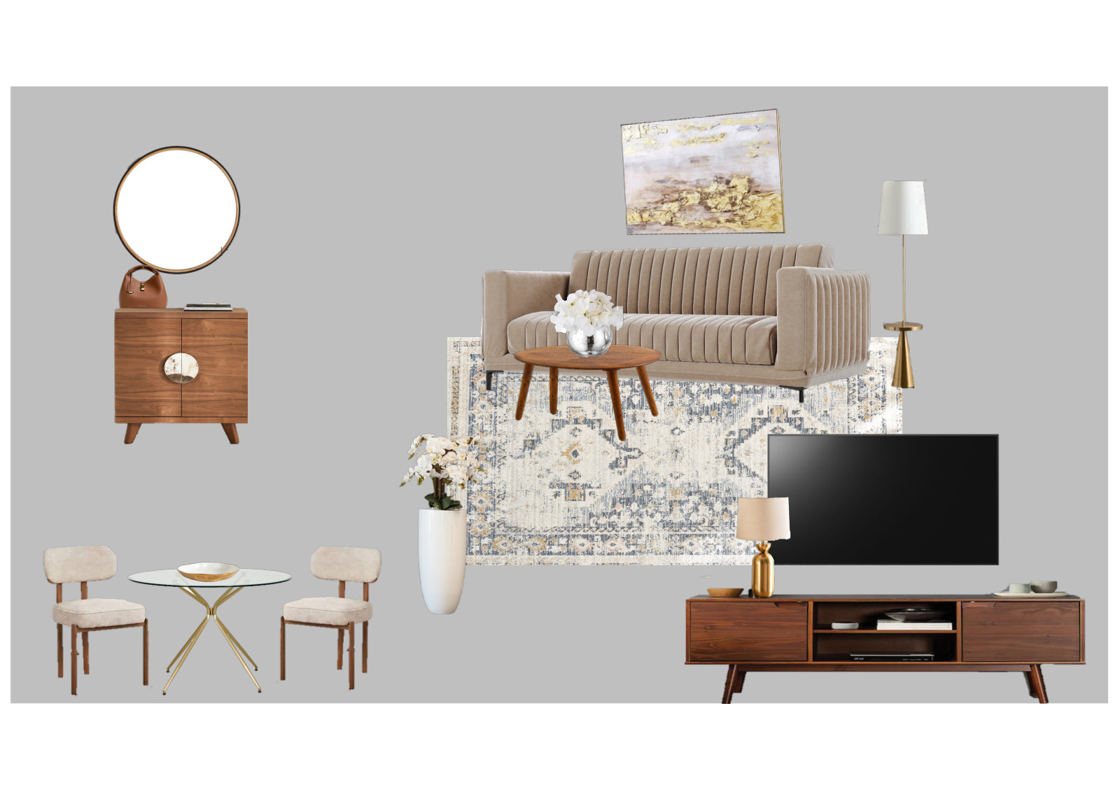 All-inclusive package styling moodboard