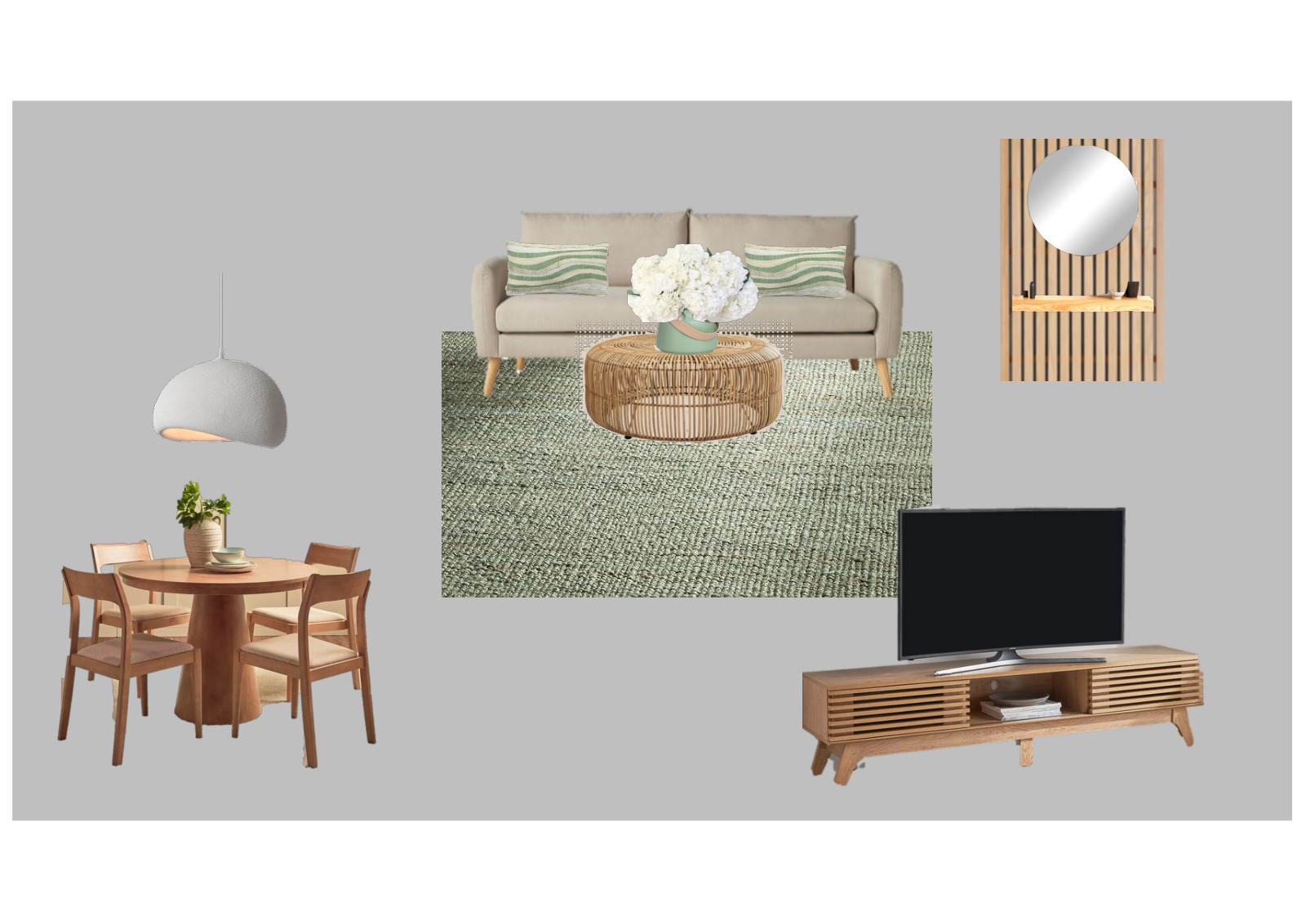 Modern Boho Style moodboard