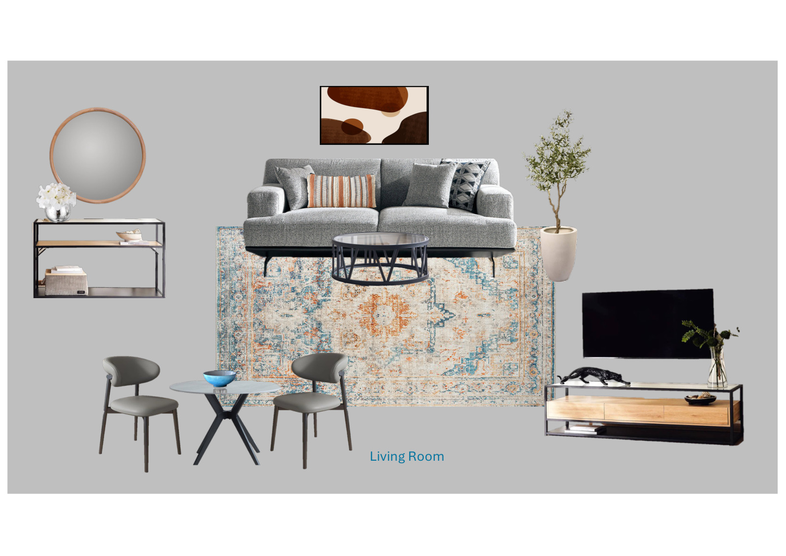 Modern City Style moodboard