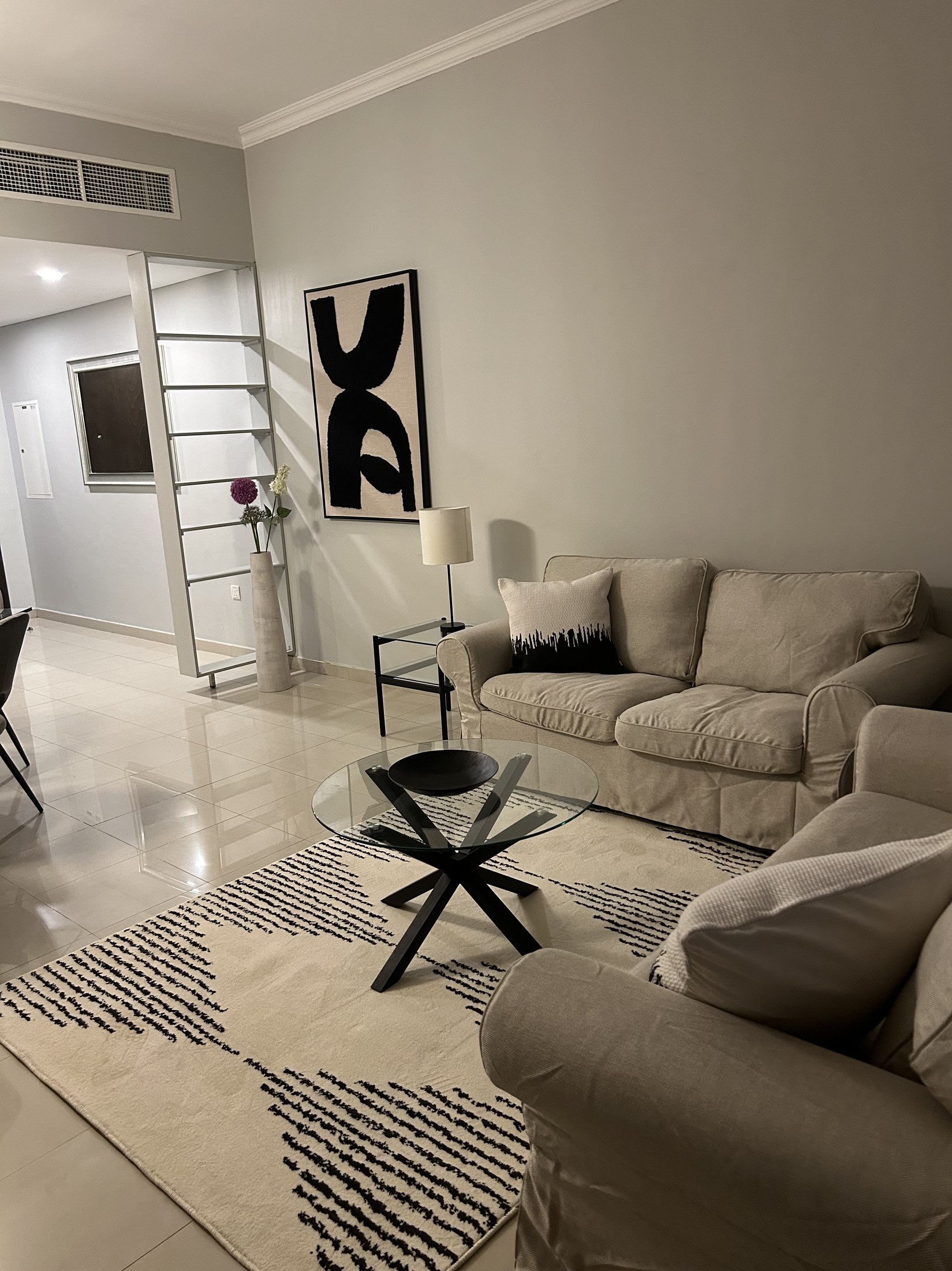 Styled living room by PvLDesigns